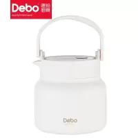 Debo德铂 弗里克真空焖茶壶白色1.5L/个 DK-020