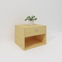 [悦山]床头柜 YSOJ2aYP1F 500×500×450mm 木质 组