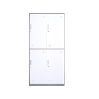 悦山更衣柜员工柜带锁四门更衣柜YSOA2FO4M-06HTB