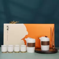 知者覚器 豚趣整套茶具套装