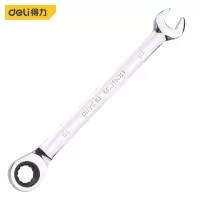 扳手 得力 DL34110 两用扳手 铬钒合金钢 1个