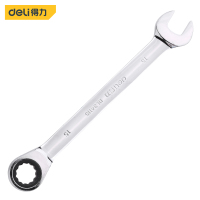 扳手 得力 DL34115 两用扳手 铬钒合金钢 1个