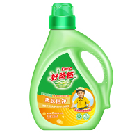好爸爸亲肤倍净洗衣液2.068kg 低泡易漂 温和不刺激 无色素 亲肤0添加 敏感肌肤适用