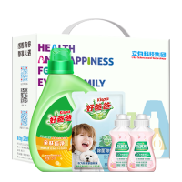 好爸爸亲肤倍净洗衣液四件套盒装(1710g)