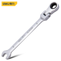 扳手 得力 DL34208 两用扳手 铬钒合金钢 1个
