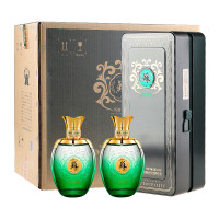 双沟 苏酒头排酒 52度绵柔型白酒绿苏 260ml*2瓶 礼盒装