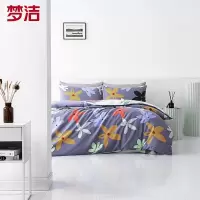 梦洁美颂磨绒印花四件套 恋青春200*230cm
