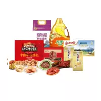 胡姬花 粮油干货腊味面食蛋卷 食品礼盒C款 4L+5kg+3463g 500元档