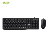 宏 碁 (acer) 有线键鼠套装 键盘鼠标套装 电脑键盘鼠标 有线键盘 OAK-040 黑色