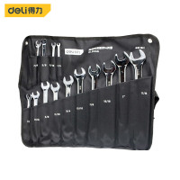 扳手 得力DL0114A 两用扳手 铬钒合金钢 14个