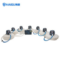 海固HG-DHZK20AH6.0A彩屏智能型长管呼吸器全面罩型1-8人用标配20米管 长管呼吸器全面罩7人套装