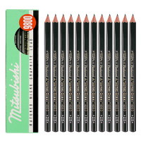三菱(uni)学生考试2B铅笔 美术素描铅笔 12支装