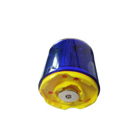 太阳能警示灯爆闪灯夜间信号灯 路障闪灯安全交通警示灯 交通路障灯 蓝色 磁铁款 企业定制