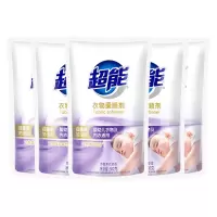 超能 衣物柔顺剂袋装薰衣草香柔软剂 防静电留香衣服护理剂500g*5袋