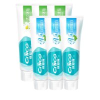 纳爱斯牙膏组合套装(自然盐白200g*3+清凉冰菊200g*3)