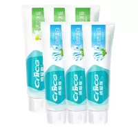 纳爱斯牙膏组合套装(自然盐白200g*3+清凉冰菊200g*3)