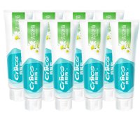 纳爱斯牙膏120g/200g自然盐白清凉菊花鲜果洁白牙齿清新口气组合装 清新冰菊200g*8