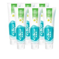 纳爱斯牙膏120g/200g自然盐白清凉菊花鲜果洁白牙齿清新口气组合装 清新冰菊200g*6