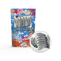 好拾味 大号黑虎虾仁 去冰净重200g*3袋 手工活剥已去虾线 生鲜虾类