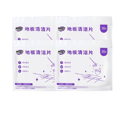 妙管家地板清洁剂片家用清香型闪亮抛光瓷砖强力去污 30片*4袋