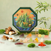 悠享时(YOTIME)端午节粽子礼盒 嘉兴肉粽竹筒粽水晶粽绿豆糕点礼盒 送礼端午礼品 端午集锦礼盒