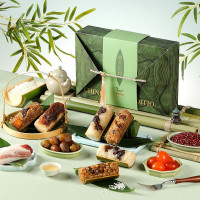 悠享时(YOTIME)端午节礼品 竹筒粽子礼盒 甜粽肉粽八宝粽 送礼佳品企业团购 竹筒粽礼盒