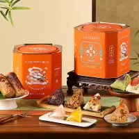 悠享时(YOTIME)端午节礼品 蛋黄鲜肉粽子礼盒 水晶粽甜粽 送礼佳品企业团购 粽子集锦桶