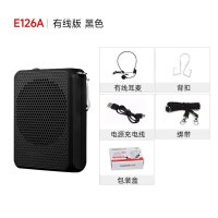 电子办公 扩音器迷你扬声器小蜜蜂扩音器 E126A黑色标配