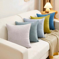 悠梦嘉居-亚麻休闲靠垫40*40颜色随机YZ-12931