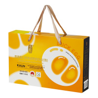 卡宴(KAUN)双喜临门双黄咸鸭蛋礼盒 80g*10枚 即食红沙流油咸蛋黄烤鸭蛋礼盒