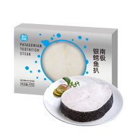 盒马 南极银鳕鱼鱼扒 200g(1-2片)