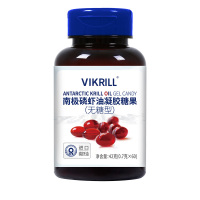 VIKrill南极磷虾油60粒*3瓶 40%海洋磷脂 进口原油