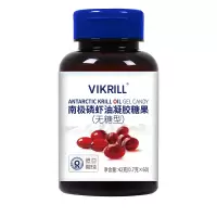 VIKrill南极磷虾油60粒*3瓶 40%海洋磷脂 进口原油