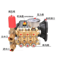 新界 洗车机泵头 4kw 380v电压 内轴28mm中心距92 铜头 (单位:个)