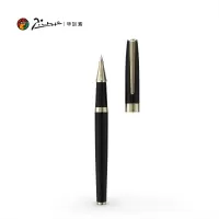 毕加索 亮黑金夹宝珠笔配笔芯套装PS-717