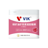 VIK虾青素60粒 复配磷虾油葡萄籽油