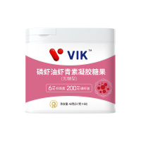 VIK虾青素60粒*3瓶 复配磷虾油葡萄籽油