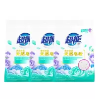 超能亲肤香氛天然皂粉1.6kg*3 宝宝适用 洗护二合一 低泡易漂