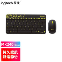 罗技 MK240 无线办公键鼠套装 (黑)