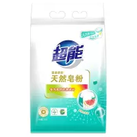 超能天然皂粉馨香柔软3kg 天然椰油 低泡洗衣粉包装随机发