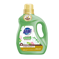 超能植沐悦色洗衣液3.38kg 绿色风铃草香 植物氨基酸防串色无磷