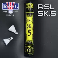 亚狮龙羽毛球RSLSK5号球12只装/1桶