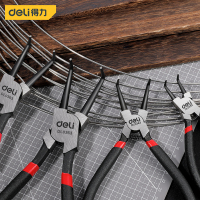 钳子\夹子 得力 DL0333 卡簧钳