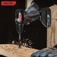 电钻 得力 DE-DZ20-1D2 20V 50Nm 10mm充电式锂电钻