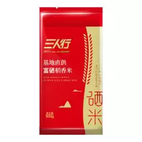 三人行 富硒稻香米东北大米现磨新米 500g