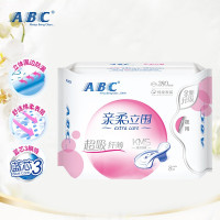 ABC亲柔立围夜用卫生巾 K82 8片(含KMS健康配方)