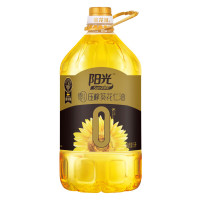 金龙鱼 阳光零反式脂肪压榨葵花仁油5L 大桶装米糠油 家用炒菜油炸烹饪食用植物油