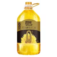 金龙鱼 阳光零反式脂肪压榨葵花仁油5L 大桶装米糠油 家用炒菜油炸烹饪食用植物油