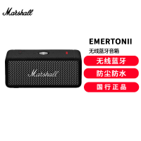 马歇尔(Marshall)EMBERTON II 音箱便携式2代无线蓝牙家用户外防尘防水小音响 冷钢黑 国行正品