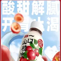 纯粒一口山楂饮 338g*6